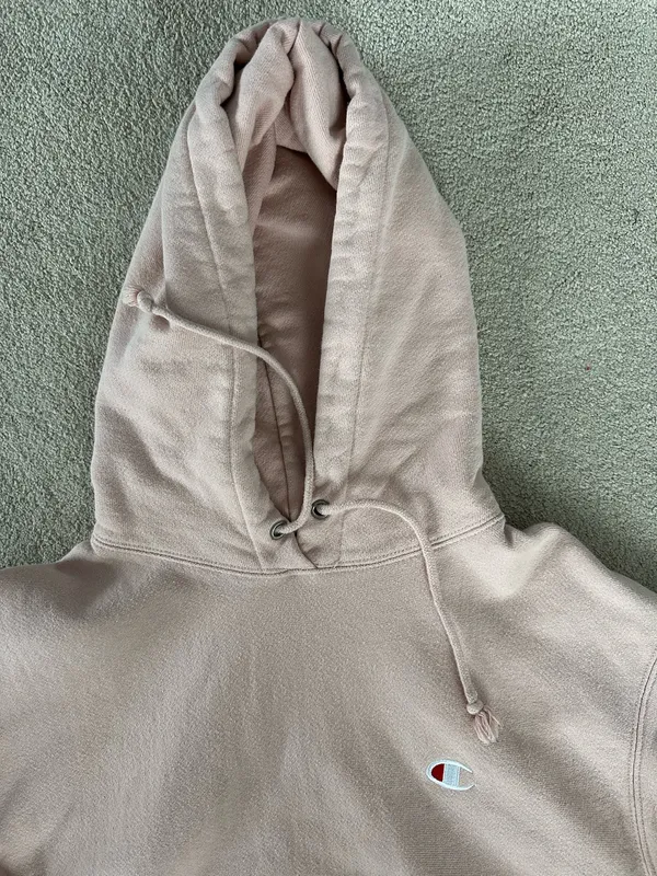 Champion Light Pink Reverse Weave Hoodie - Image 5
