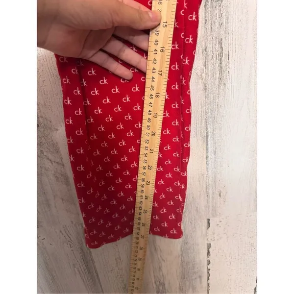 Calvin Klein red pajama pants size small - Image 8