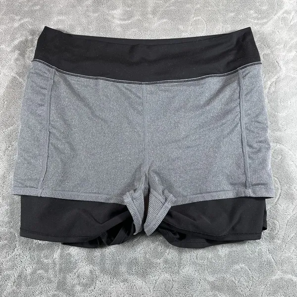 Vuori Womens Large Volley Skirt Black Athletic Tennis Pickleball Skort Pleated - Image 10