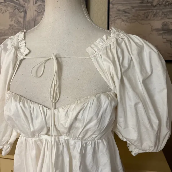 FOR LOVE & LEMONS ‎ Sierra Puff Sleeve Top Size XS - Image 4