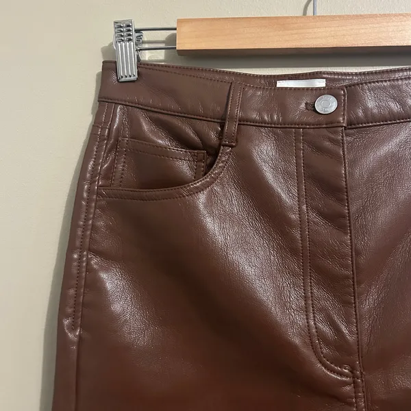 Wilfred Melina Faux Leather Pants Sz 8 - Image 5