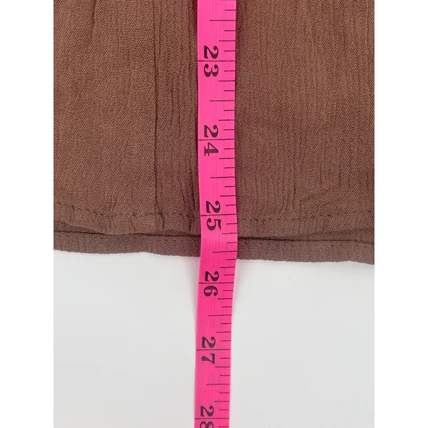 NWT Almost Famous Brown Babydoll Sundress Crochet Y2K Forest‎ Fairy Coquette - Image 8