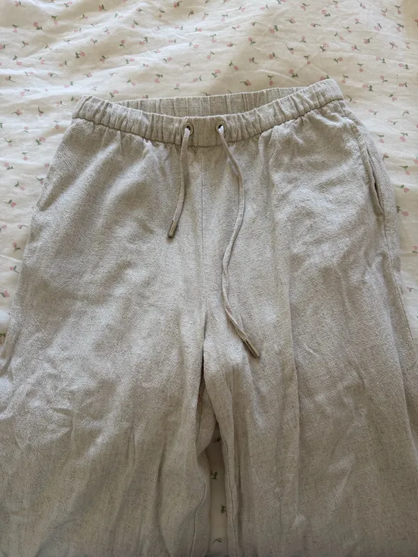 Thirty Years Linen Pants Tan - Image 3