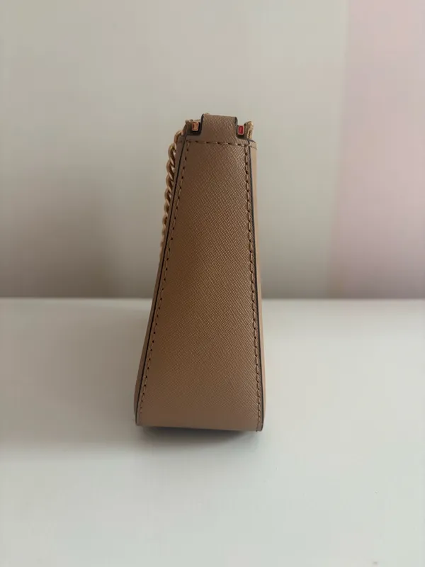 Michael Kors Shoulder Bag Brown and Gold - Image 4