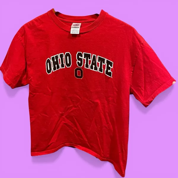 Cute vintage Ohio State t-shirt vintage USA broken in short sleeve - Image 2