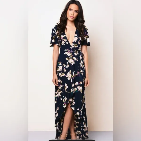 Cotton Candy Floral Print Dress Size L Great Condition - Image 3