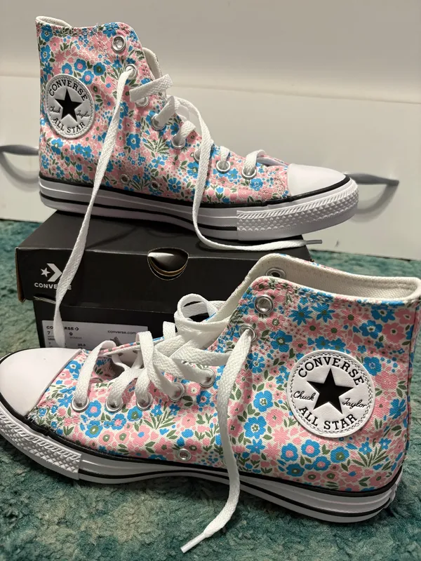 Converse All Star High Mini Flowers A14980F - Image 10