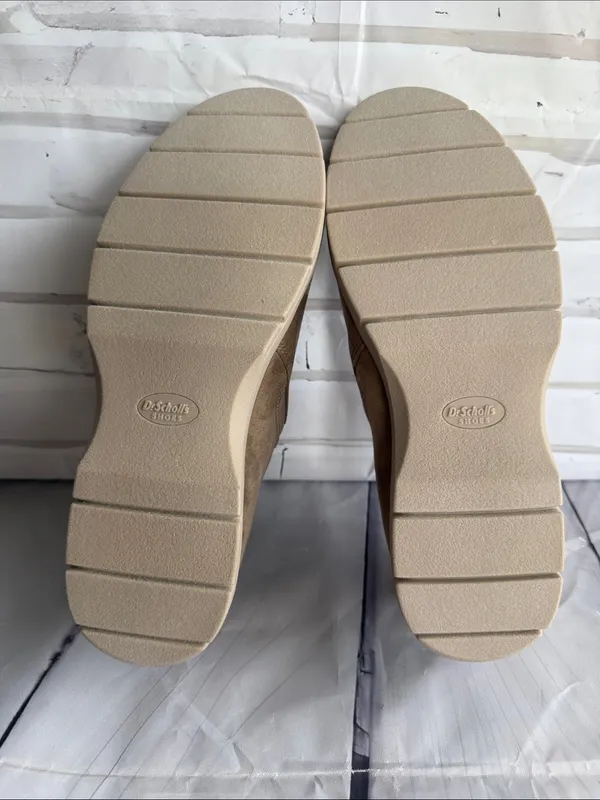 Dr. Scholl's Nice Day Now Women's Suede Slip-On Loafer in Taupe - Image 11