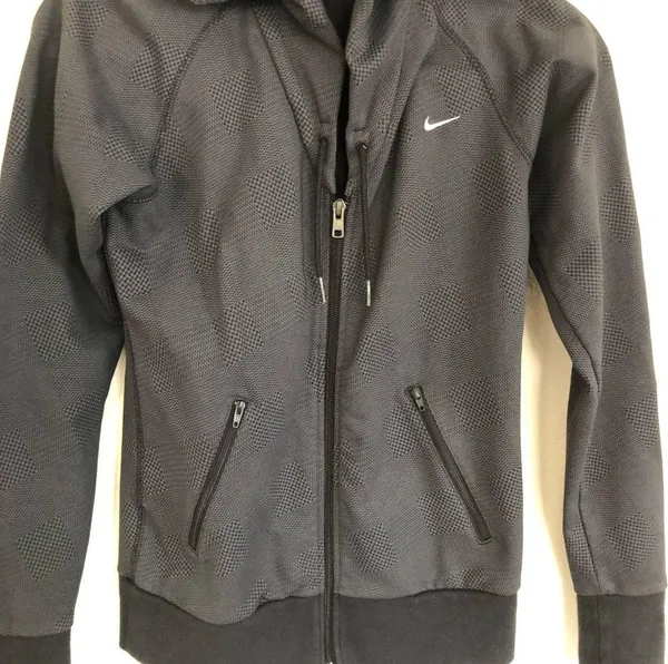 Nike Athletic Dept. Textured Design Zip Up Hoodie Size Small - Image 3