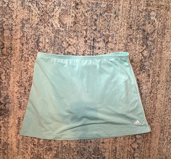 Adidas Mint Green ClimaCool Athletic Tennis Skirt Skort Size M - Image 4