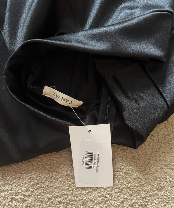 Satin Pants Black - Image 4