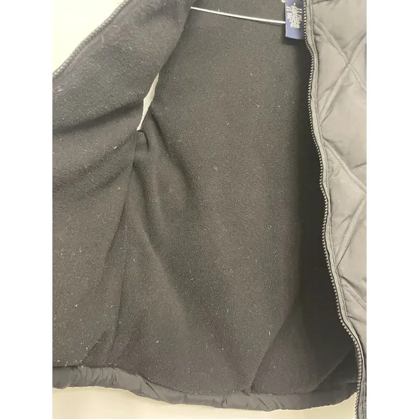 Gap Black Diamond Quilted Puffer Vest 2 pockets Zipper Closure - Image 9