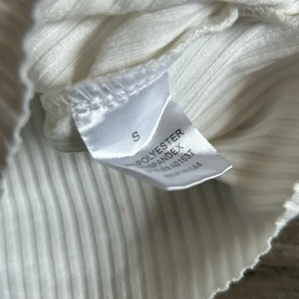 Rumours ribbed tank top White - Image 3