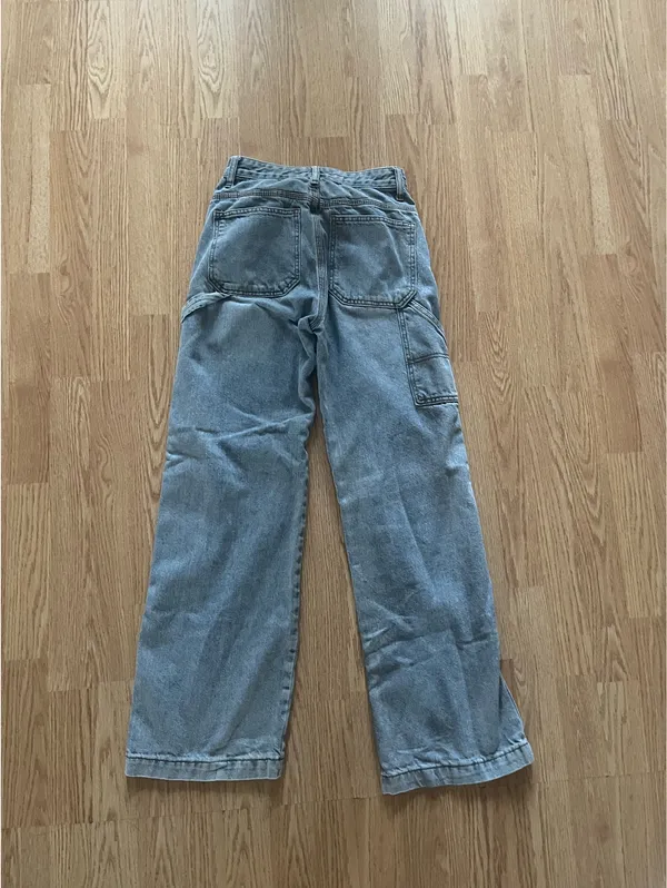 Song Jeans Light Wash Carpenter Jeans Straight W25 - Image 2