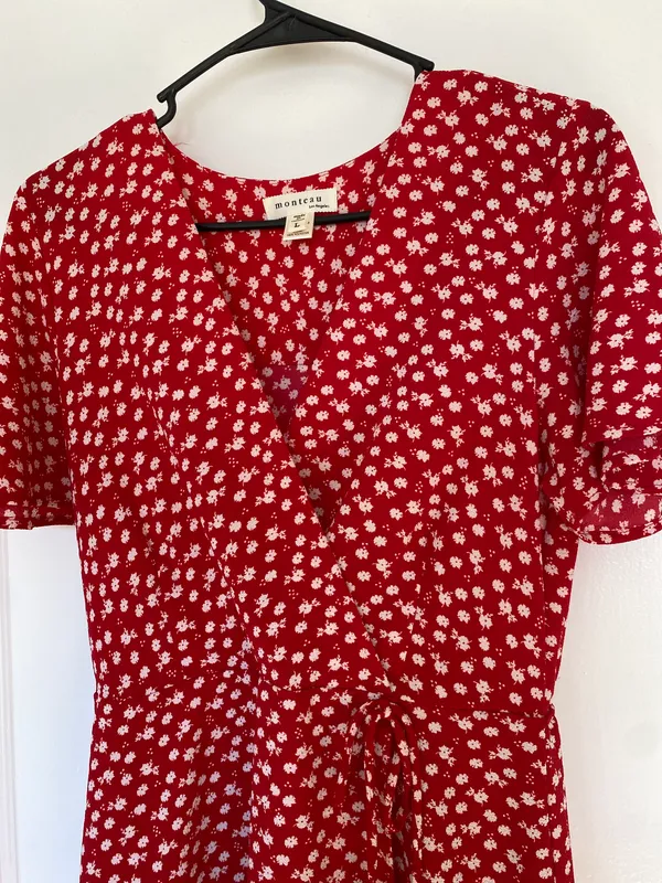 Floral Wrap Dress - Image 2