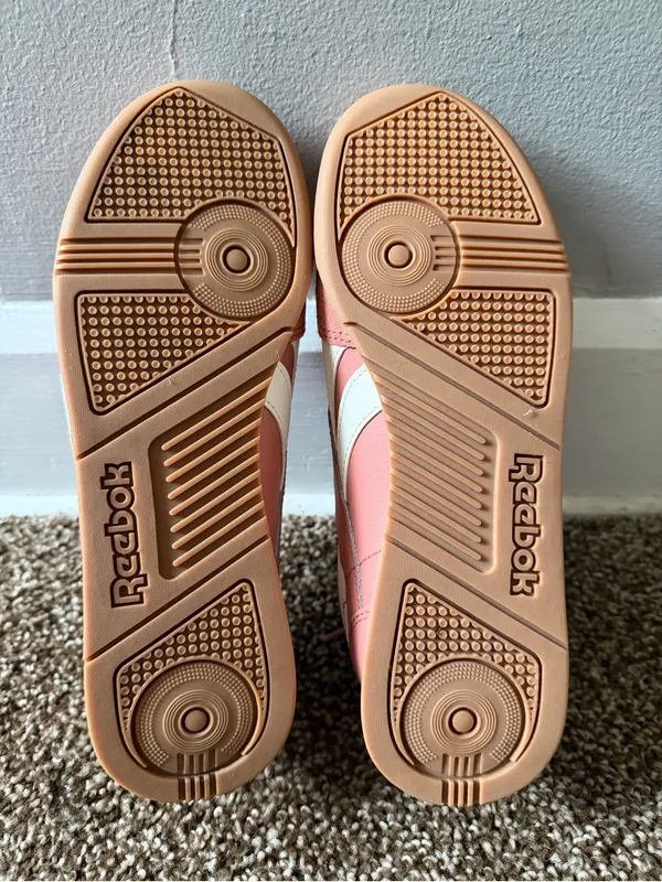 Reebok Classic Nylon Pink Gum Sole Vintage Style Retro Shoes Women's Size 6 - Image 5
