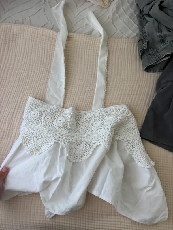 Boho Lace Strapless Top - Image 2