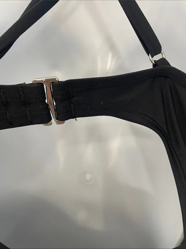 Cupshe Black One-Piece Swimsuit with Front Twist - Image 3