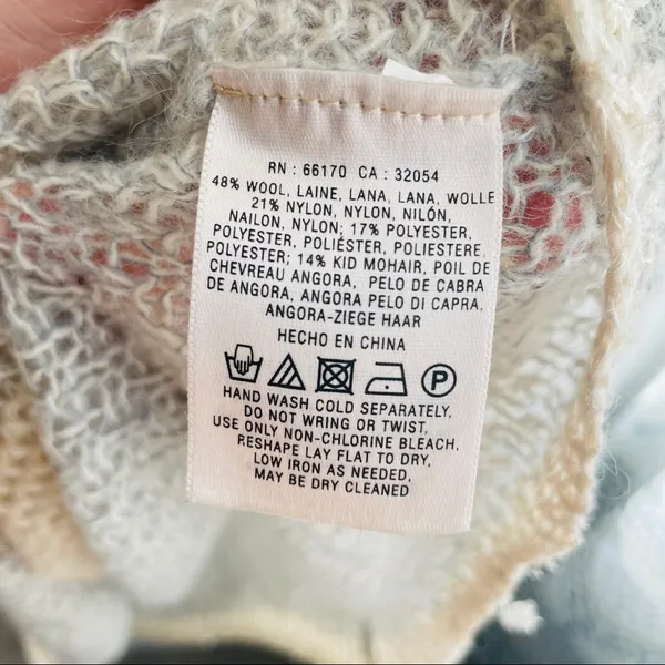 Anthropologie Patchwork Wool Sweater - Image 6