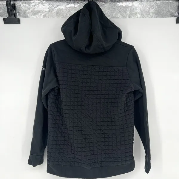 Columbia Sunday Summit Pullover Womens Medium Black Hooded 1/4 Zip Jacket - Image 3