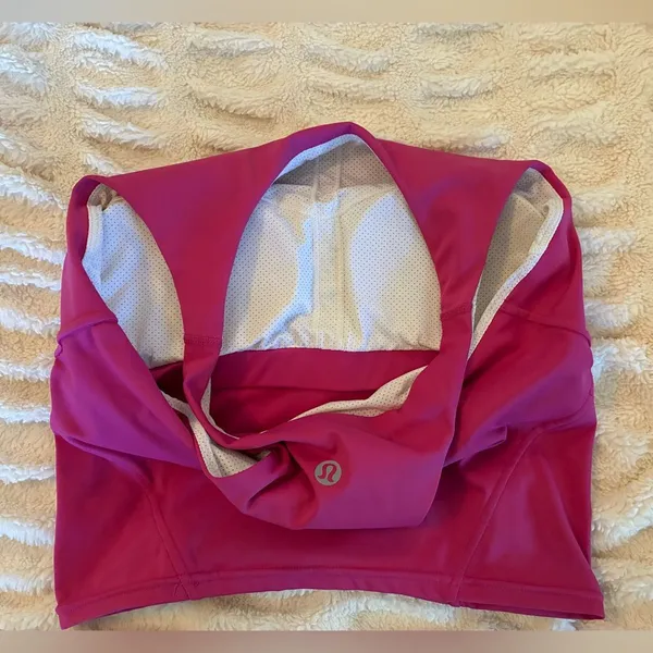 Lululemon Wunder Train Racerback Tanktop Medium Support Vibrant Pink Sleeveless - Image 3