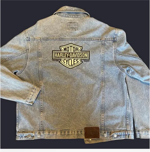 Harley-Davidson Jean Jacket embroidered  - Image 2