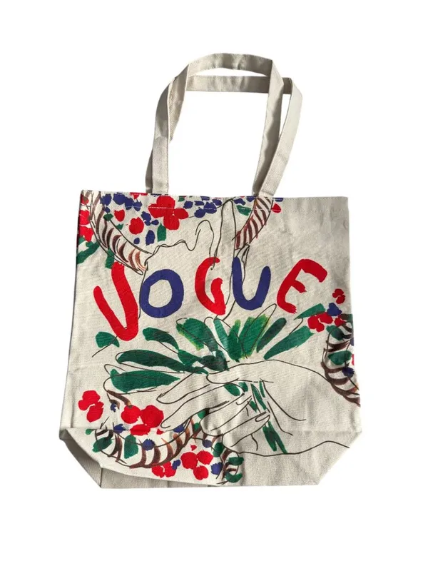 VOGUE Canvas Subscriber Tote Shoulder Bag NEW NWOT - Image 8