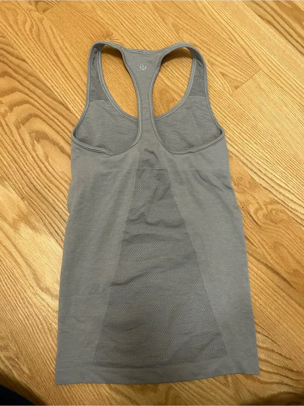 lululemon athletica Gray Racerback Tank - Image 3