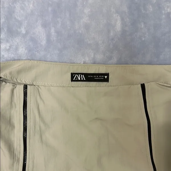 Zara Grey Mini Skirt Casual Resort Wear - Image 5