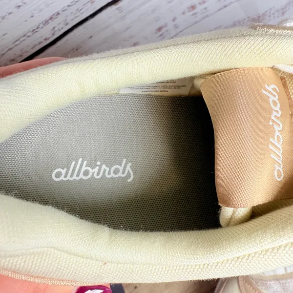 Allbirds Women's Cream and Tan Sneakers - Image 6