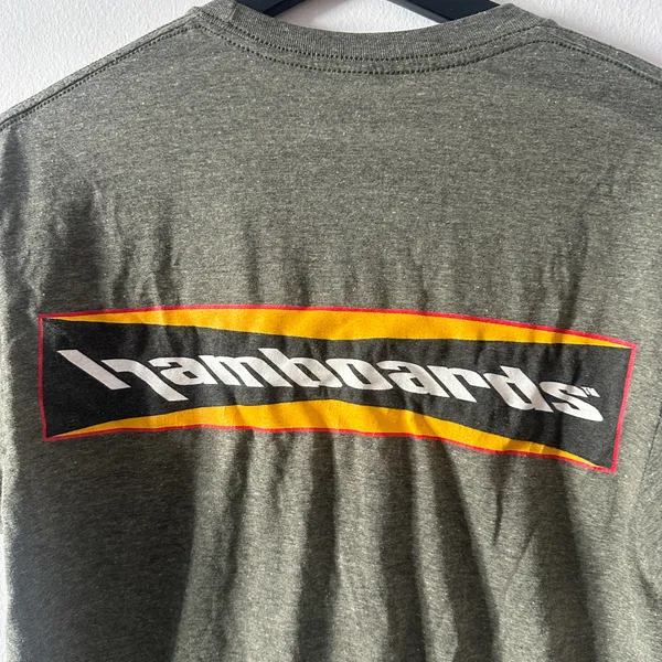 Optima Hamboards Grey T-Shirt Size Medium - Image 6