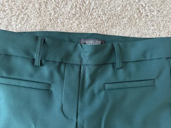 Rachel Zoe Dark Green Dress Pants - Image 2