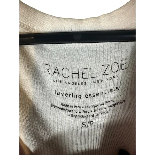 Rachel Zoe White Multicolor Graphic LOVERBOY Crew Neck Tank Top Women Sz S - Image 7