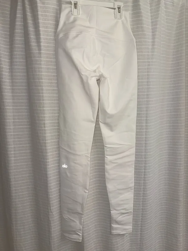 Alo Yoga White Leggings High-Waisted - Image 3