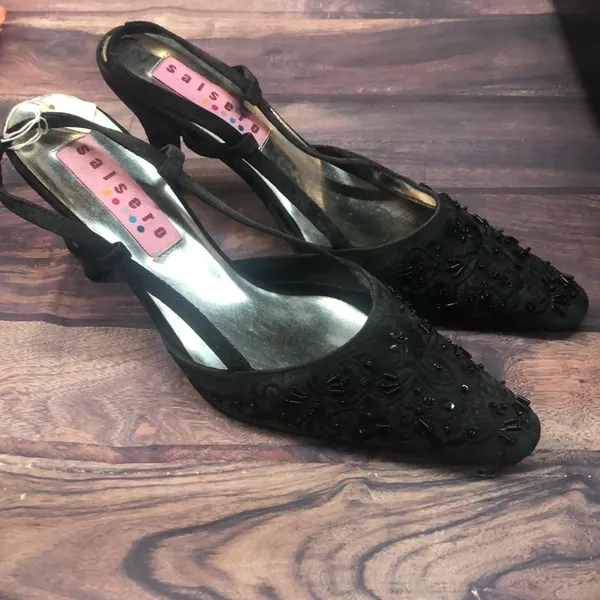 Salsero sz 8 black shoes - Image 2
