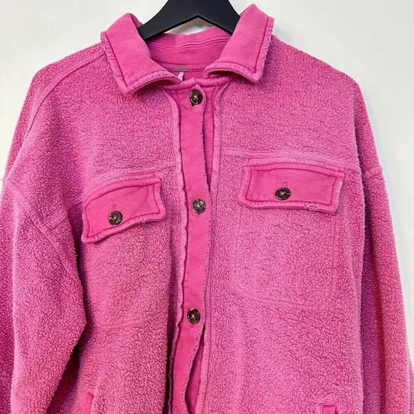 FREE PEOPLE We the Free Ruby Jacket in Pink Envy Size Small - Image 7