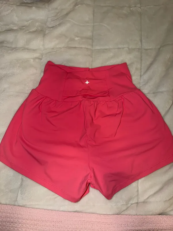 NWOT Pink Halara High-Waist Athletic Shorts - 3 inch - Image 3
