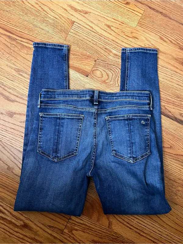 Rag & Bone Cate Dark Blue Skinny Jeans - Image 10
