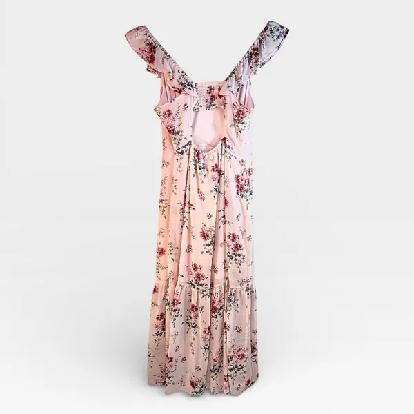 NWT Melrose & Market Light Link Floral Ruffle Midi Dress SMALL - Image 11