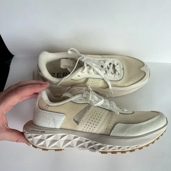 Cole Haan Women's‎ Size 7.5 Zerogrand Outpace III Sneaker Ivory Cream Casual - Image 3