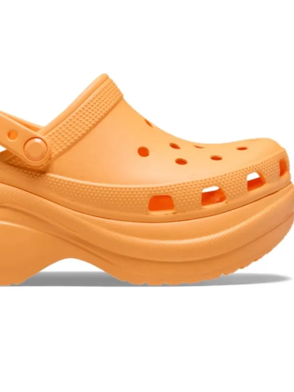 CROCS Siren Platform Clogs Orange Women's Size 7 Chunky Heel Y2K Sandals Comfort - Image 3