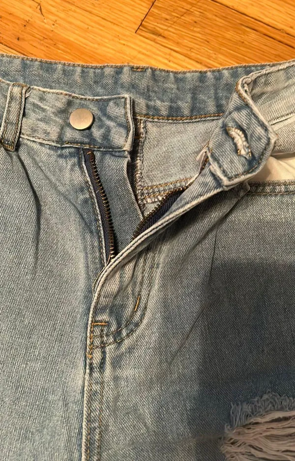 Ripped straight leg jeans - Image 5