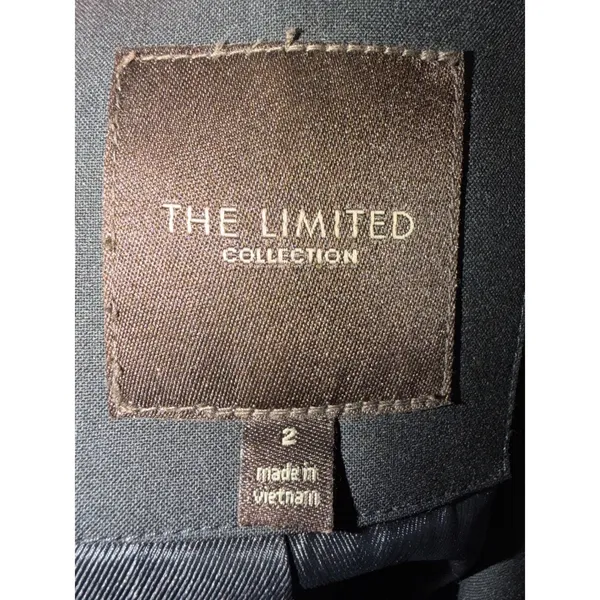 The Limited Collection‎ Dark Gray Two Button Tailored Blazer Jacket Size 2 - Image 3