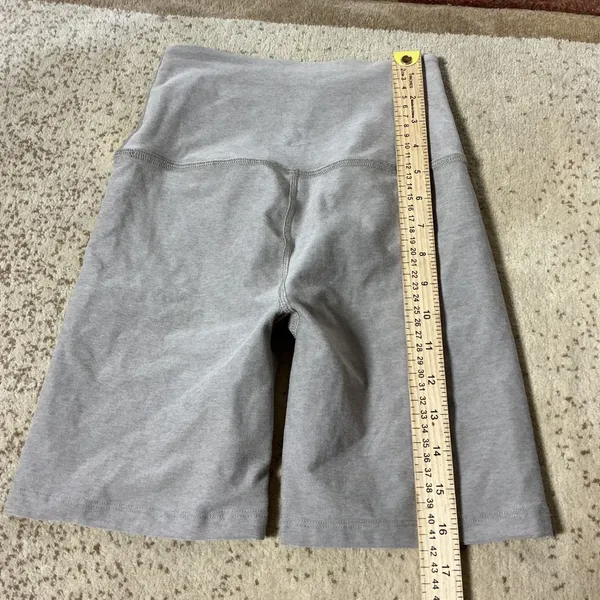 Beyond Yoga Spacedye High Waisted Biker Shorts‎ Heather brown SD5054 Womens XS - Image 2