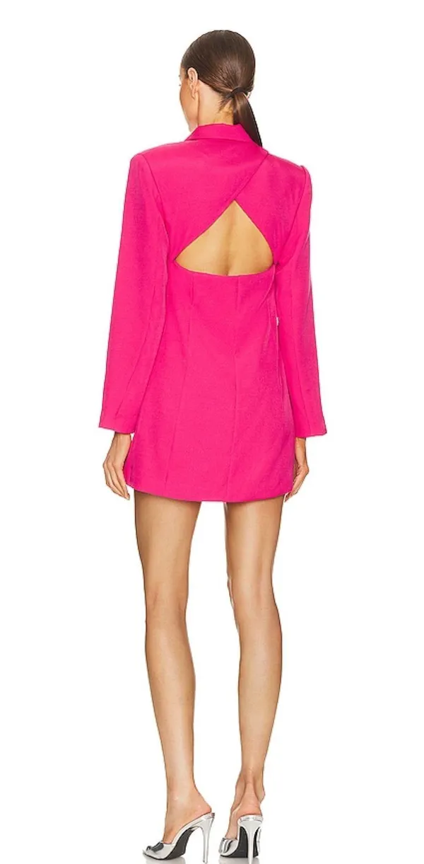 Reagan Dress Hot Pink Size Medium - Image 3