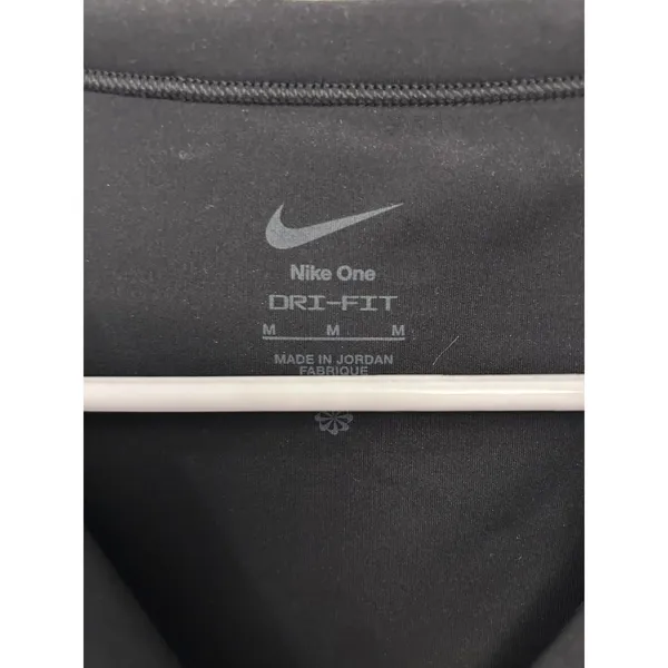 Nike One Fitted Women's Dri-FIT Short-Sleeve Cropped Top Black Size M NWT - Image 9
