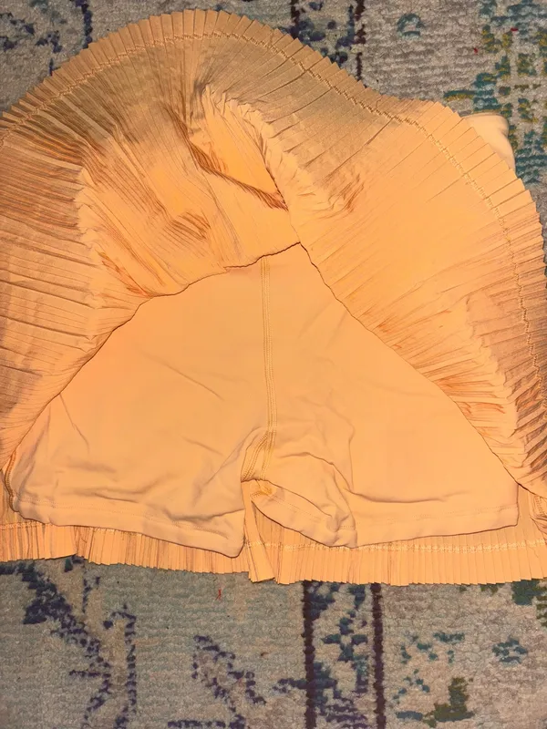 Lululemon Orange pleated tennis skirt - Image 3