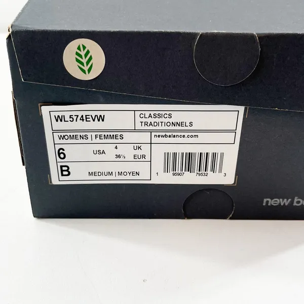 New Balance 574 Classic Sneakers Gray Cream White 6 - Image 11