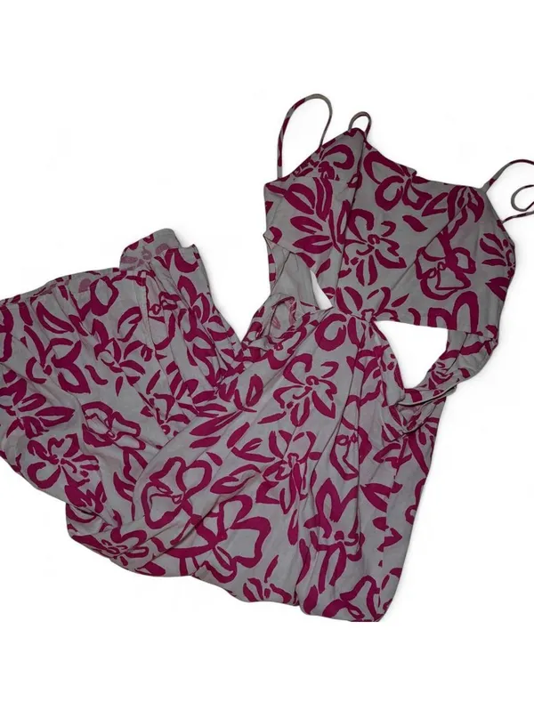 Mango Women's Multi and Pink Dress - Image 2