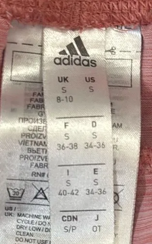 Adidas Women’s Pink Athletic Shorts  - Image 6